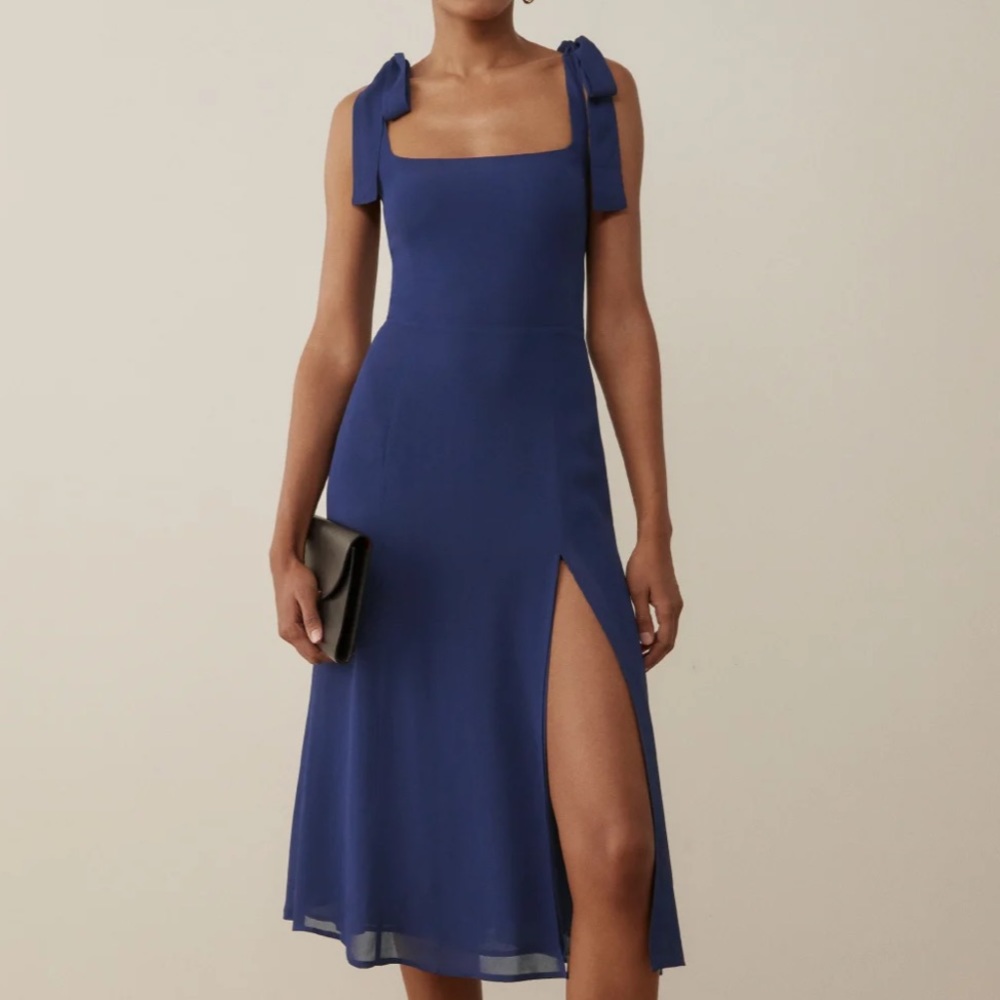Reformation - Twilight Dress - Danube - Navy - size 2
